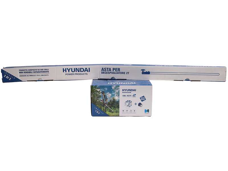 Hyundai BC43 - Decespugliatore a scoppio a benzina 2 tempi - 43 cc