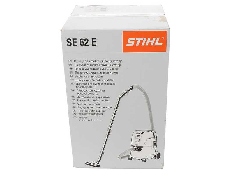 STIHL SE 62 E - Bidone aspiratutto - Soffiatore - Capacit&agrave; 20l - 1400W