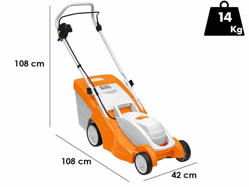 STIHL RME 339 - Tagliaerba elettrico 1200 W - Taglio 37 cm