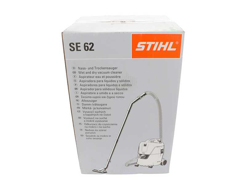STIHL SE 62 - Bidone aspiratutto - Soffiatore - Capacit&agrave; 20l - 1400W
