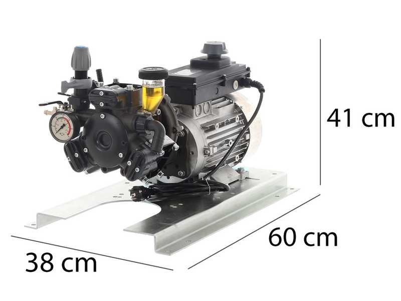 OUTLET - UTILIZZATO PER PROVA - Comet APS 41 -  Motopompa elettrica per irrorazione - Motore monofase 3 HP