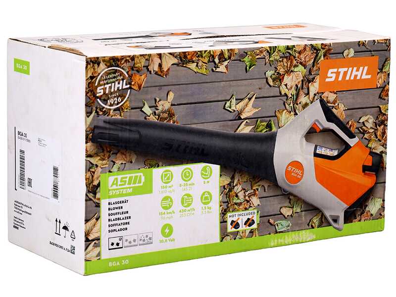 STIHL BGA 30 - soffiatore a batteria - 10.8V - SENZA BATTERIA E CARICABATTERIA