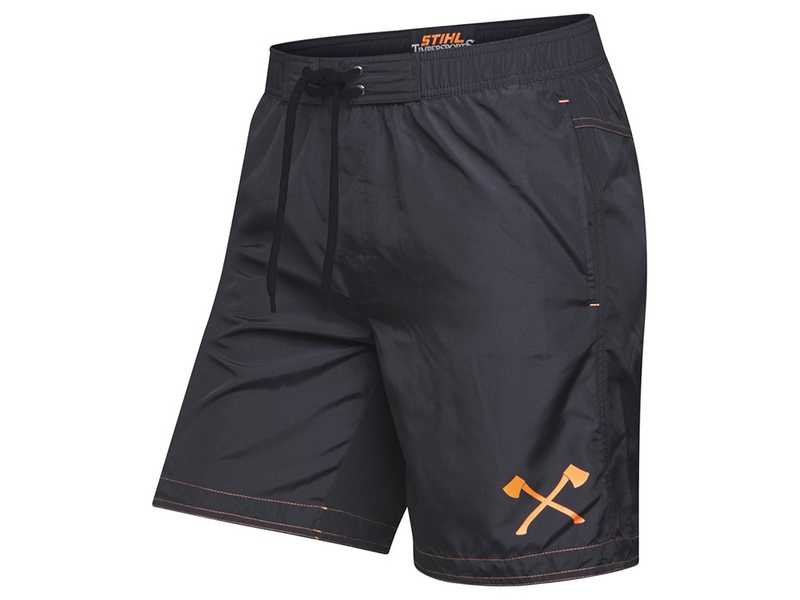 Costume da bagno STIHL TIMBERSPORTS&reg; &quot;KISS MY AXE&quot; - Nero - Taglia XL