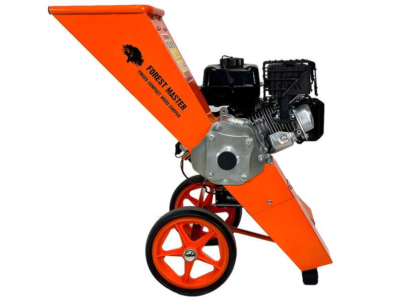 Forest Master FM6DD-MUL - Biotrituratore a scoppio  - Motore a benzina LCT da 6 HP