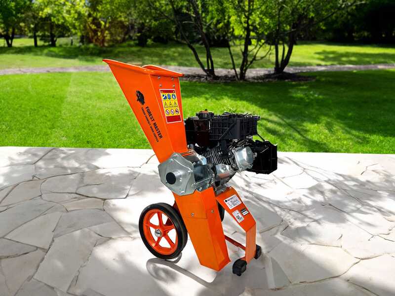 Forest Master FM6DD-MUL - Biotrituratore a scoppio  - Motore a benzina LCT da 6 HP