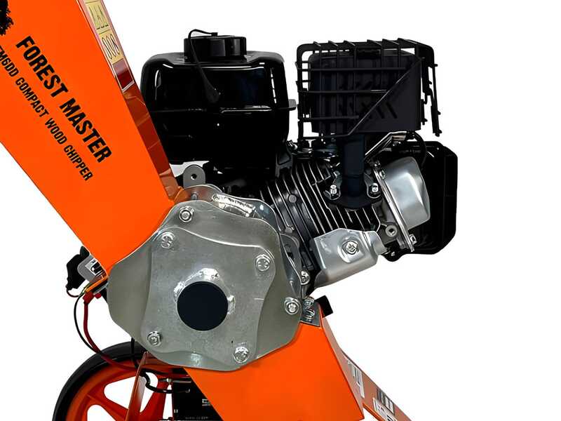 Forest Master FM6DD-MUL - Biotrituratore a scoppio  - Motore a benzina LCT da 6 HP