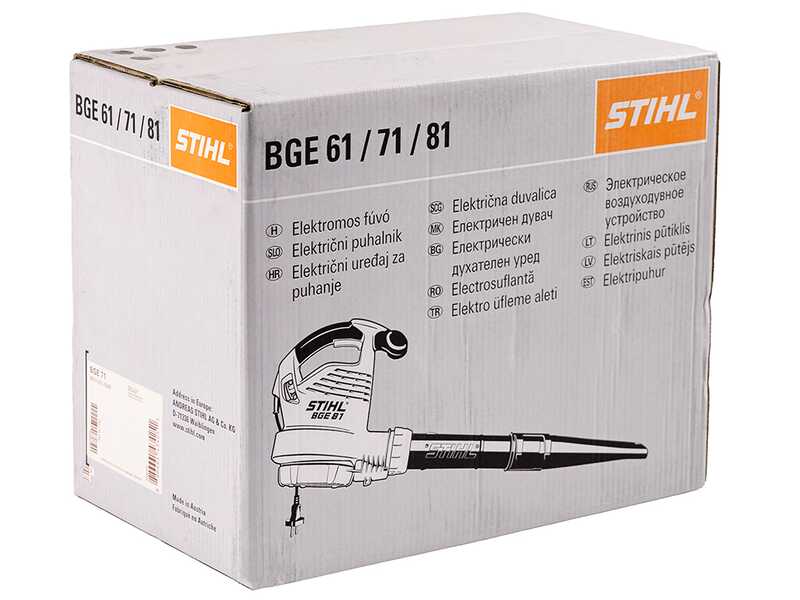 STIHL BGE 71 - Soffiatore a mano elettrico - 1100W