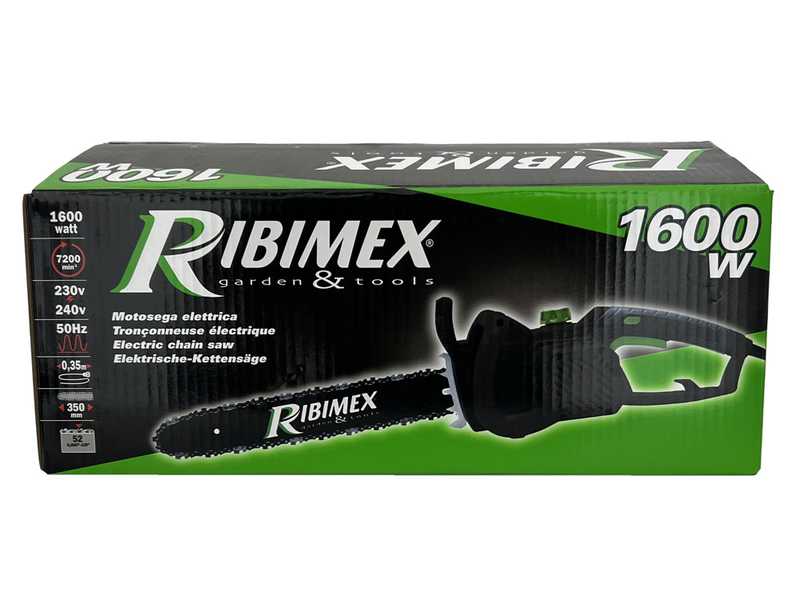 Ribimex PRTRE352 - Elettrosega da taglio - 1600 W - Lama da 35 cm