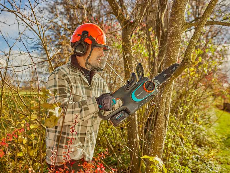Gardena PowerSaw 250/18V - Elettrosega a batteria 18V 4Ah - Lama da 25 cm
