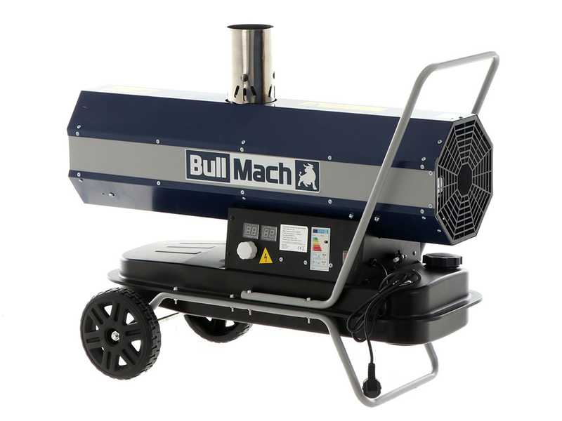 OUTLET - UTILIZZATO PER PROVA - BullMach BM-IDH 20KW - Generatore aria calda diesel - A combustione indiretta