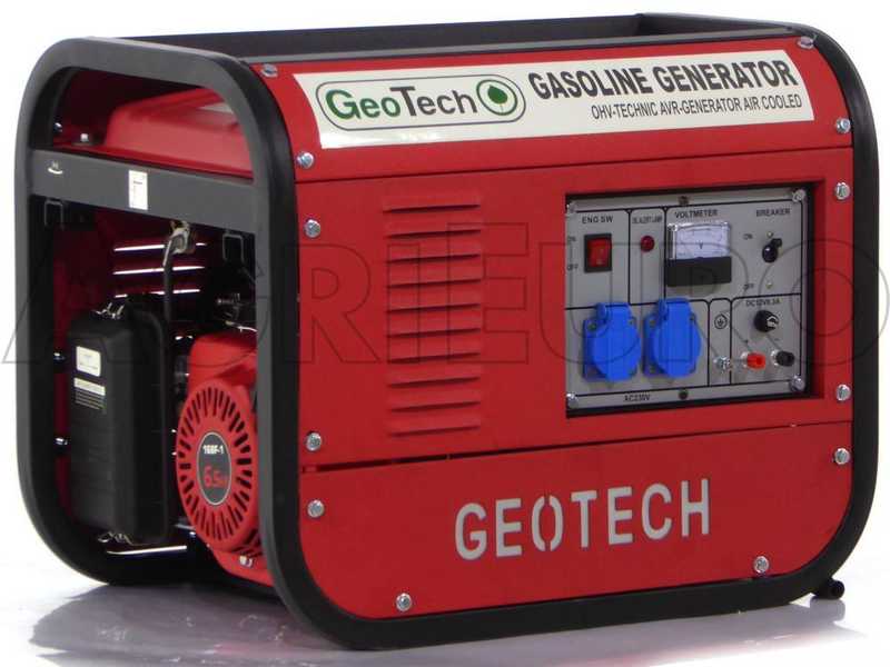 OUTLET - DIFETTI ESTETICI - GeoTech GGSA3000 - Generatore di corrente con AVR 2.7 kW - Continua 2.5 kW Monofase