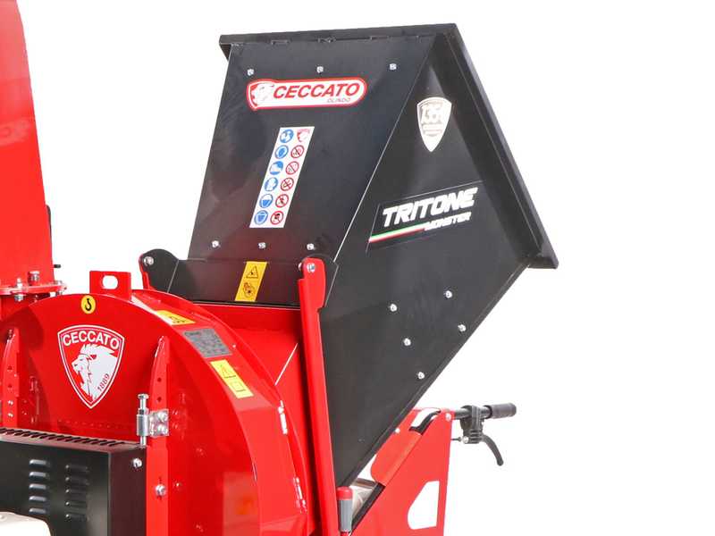 Ceccato Tritone Monster Cingo - Biotrituratore semovente a cingoli - Motore Honda GX390