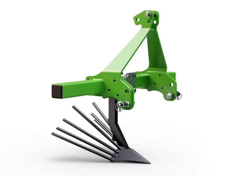 Seven Italy Simply - Scavapatate a 1 ancora - Telaio da 160 cm - Per trattore con attacco a tre punti