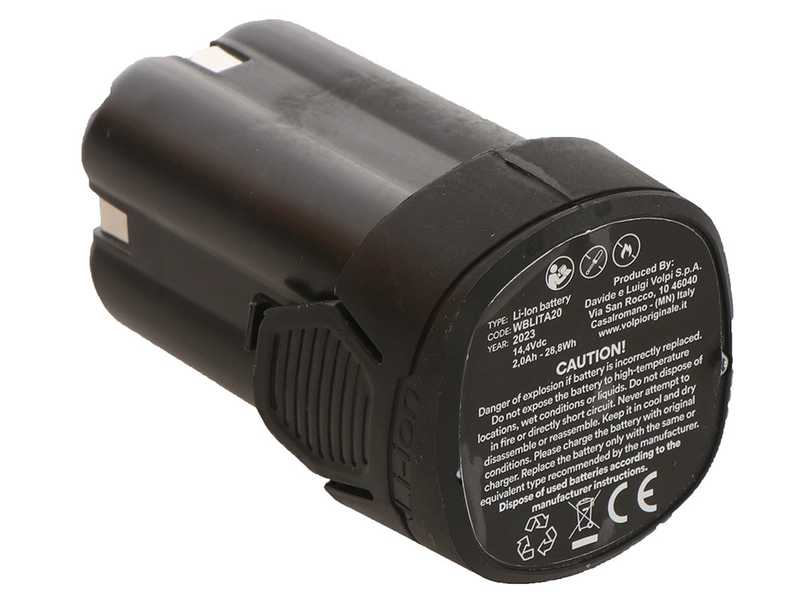 Volpi ELITE 16 - Pompa irroratrice a zaino a batteria - 2X 14.4V 2Ah - 8 bar
