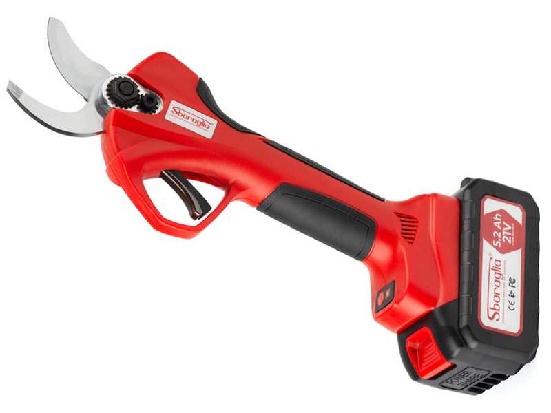 Sbaraglia Tecno Smart 37 - Forbice elettrica a batteria - SENZA BATTERIA E CARICABATTERIA