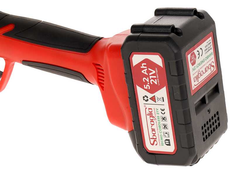 Sbaraglia Tecno Smart 37 - Forbice elettrica a batteria - 2x 21V/5.2Ah