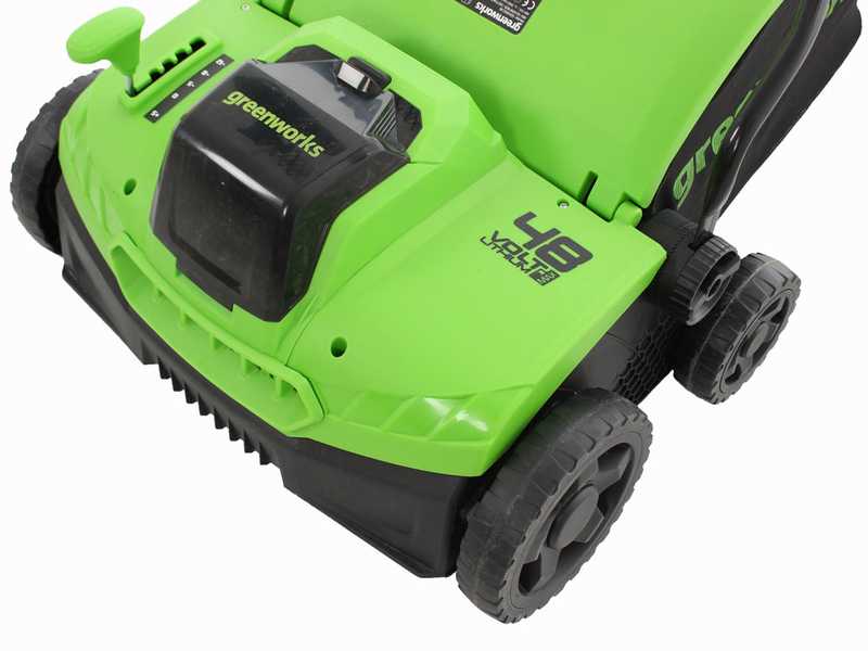 Greenworks GD48SC36 - Arieggiatore a batteria  - 48V 4Ah + Batteria aggiuntiva da 2Ah