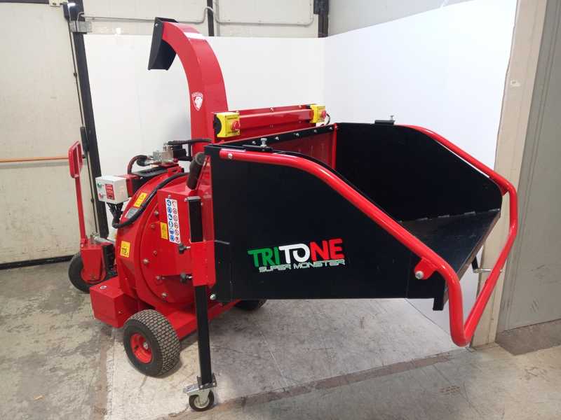 OUTLET - UTILIZZATO PER PROVA - Ceccato Tritone Super Monster - Biotrituratore a benzina professionale - Motore Honda GX390
