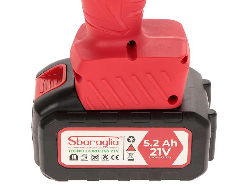 Sbaraglia Rambo Energy 21V - Potatore a batteria manuale - 21V/5.2Ah