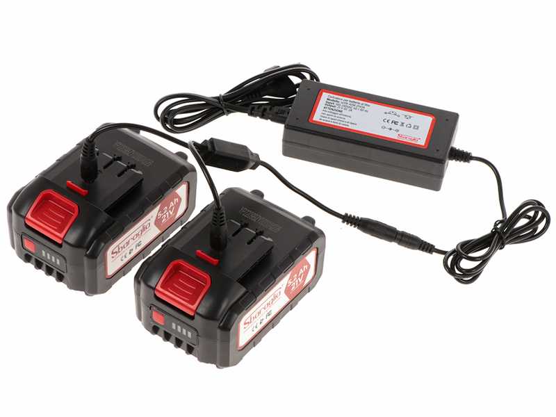 Sbaraglia Ares 21V - Potatore a batteria su asta di prolunga - 2x 21V/5.2Ah
