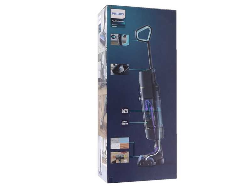 OUTLET - PICCOLI DIFETTI ESTETICI - Philips AquaTrio 7000 XW7110/01 - Lavapavimenti a batteria 3 in 1: lava asciuga e aspira