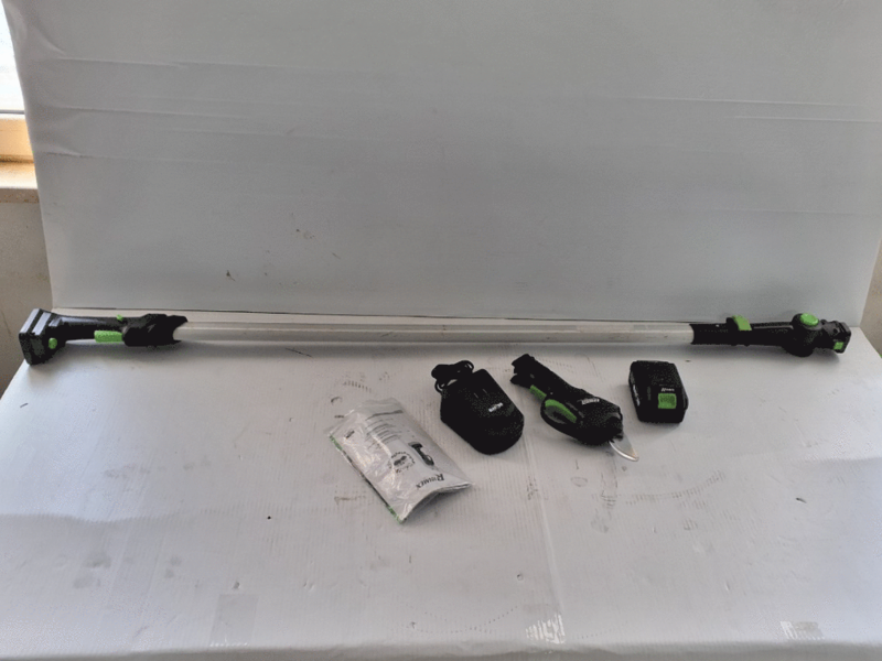 OUTLET - DIFETI ESTETICI - Ribimex PRBAT20/SEC - Forbice elettrica da potatura su asta 147-203 cm - 20V/4Ah
