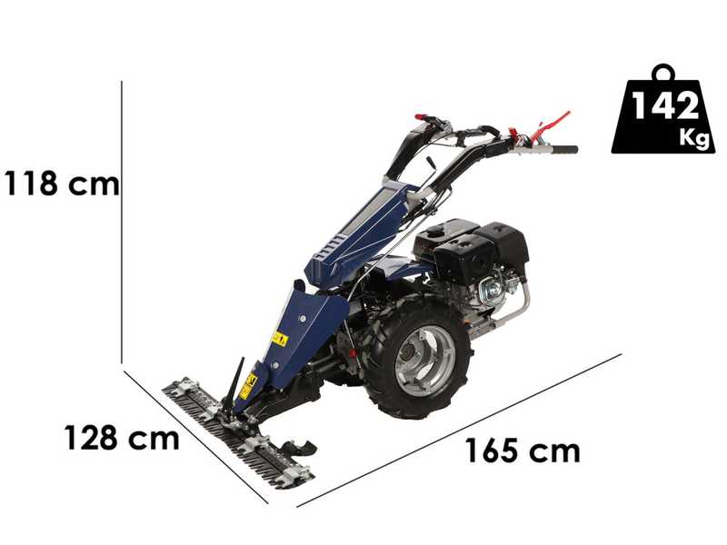 BullMach Chimera 400 - Motofalciatrice multifunzione a benzina - 420cc - 11,5 HP