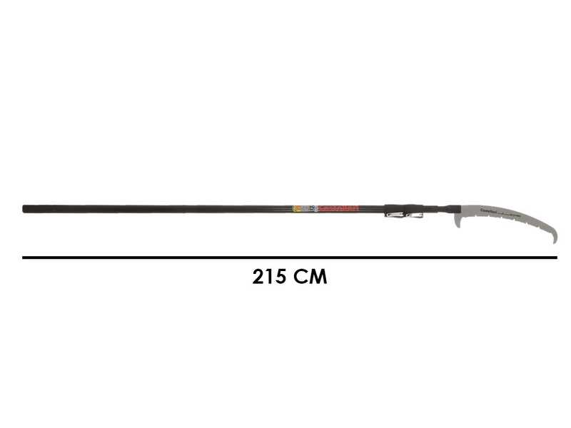 Castellari PS35PRO+AT4,5 CARBON - Seghetto con denti &quot;U&quot; su asta in carbonio - 215-480 cm - Lama da 35 cm