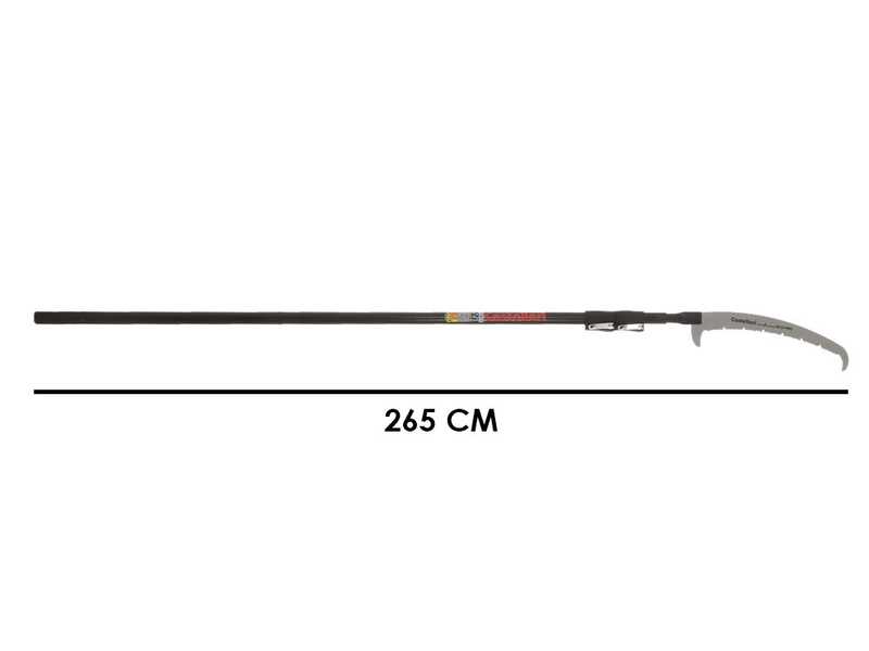 Castellari PS35PRO+AT6 CARBON - Seghetto con denti &quot;U&quot; su asta in carbonio - 265-615 cm - Lama da 35 cm