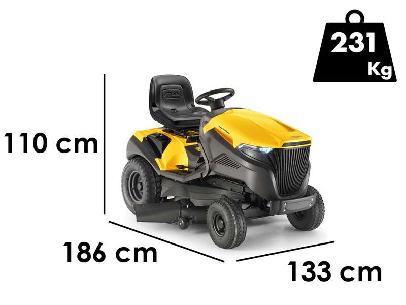 Stiga Tornado 7108 W Special - Trattorino tosaerba - Bicilindrico - Scarico Laterale
