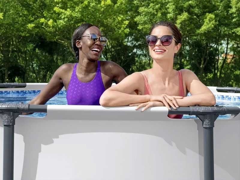 Bestway Steel Pro Max 5618W - &Oslash;396x122 cm - Piscina Rotonda