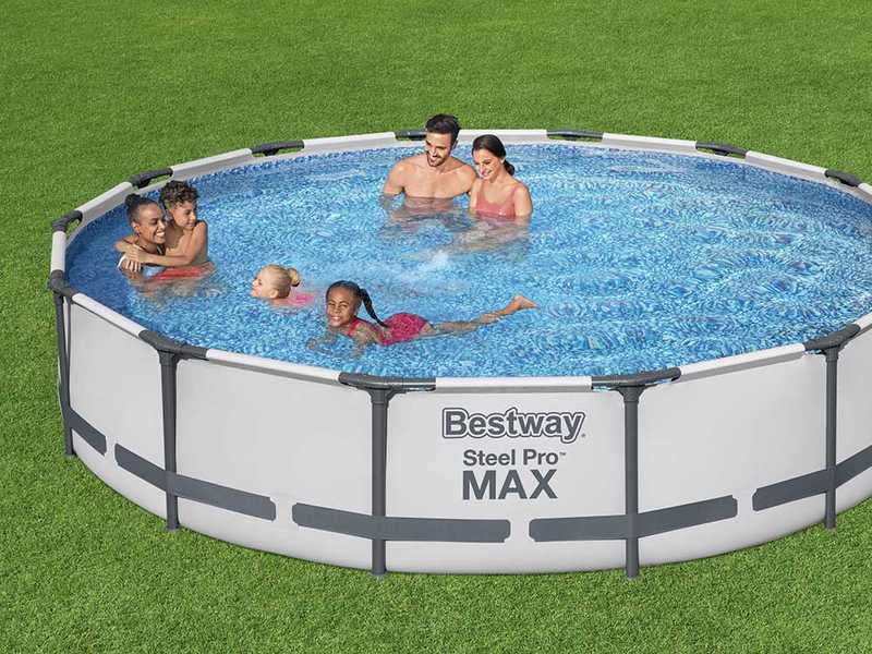 Bestway Steel Pro Max 56595 - &Oslash;427x84 cm - Piscina Rotonda