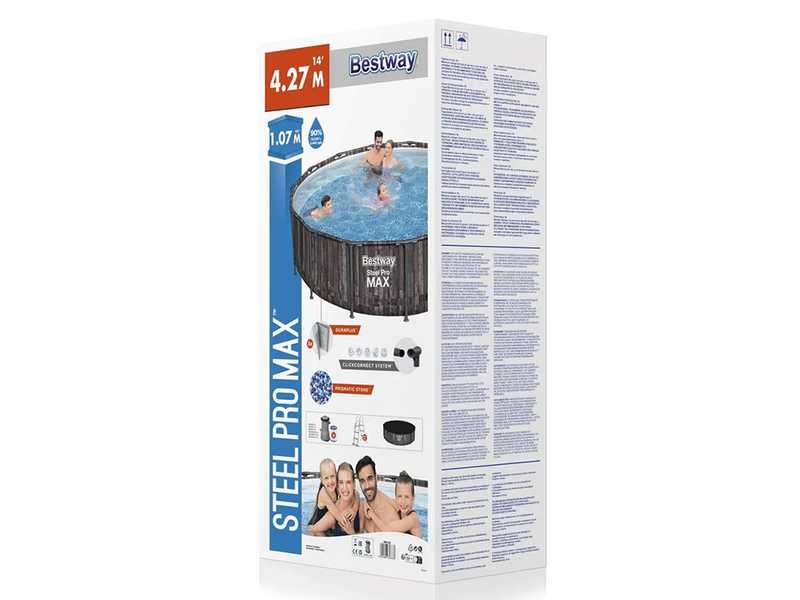 Bestway Steel Pro Max 5614Z - &Oslash;427x107 cm - Piscina Rotonda