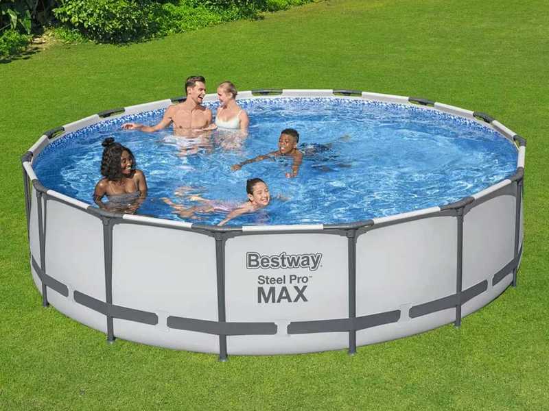 Bestway Steel Pro Max 56488 - &Oslash;457x107 cm - Piscina Rotonda