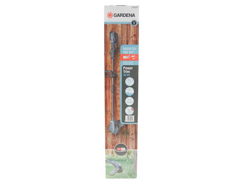 Gardena PowerTrim 30/18V P4A - Tagliabordi a batteria - 18V 4Ah