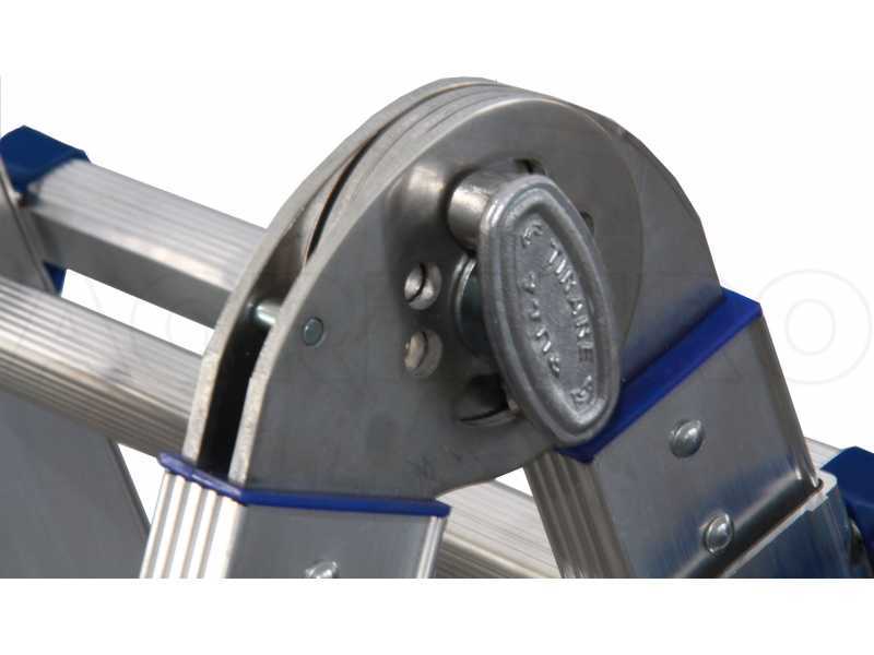 Svelt Scalissima GR SSCAL012, 2x12 gradini, 6.27 m - Scala in alluminio telescopica - Altezza stimata operativa 7.27 m