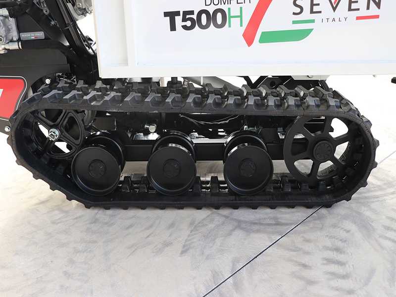OUTLET - UTILIZZATO PER PROVA - Seven Italy T500H GX-E - Motocarriola cingolata estensibile - Portata 500Kg