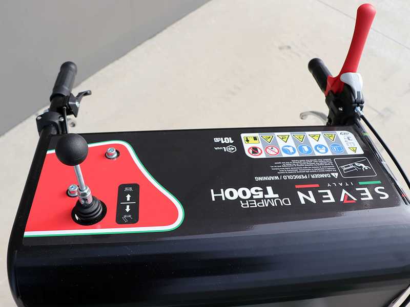 OUTLET - UTILIZZATO PER PROVA - Seven Italy T500H GX-E - Motocarriola cingolata estensibile - Portata 500Kg