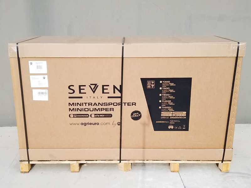 OUTLET - UTILIZZATO PER PROVA - Seven Italy T500H GX-E - Motocarriola cingolata estensibile - Portata 500Kg