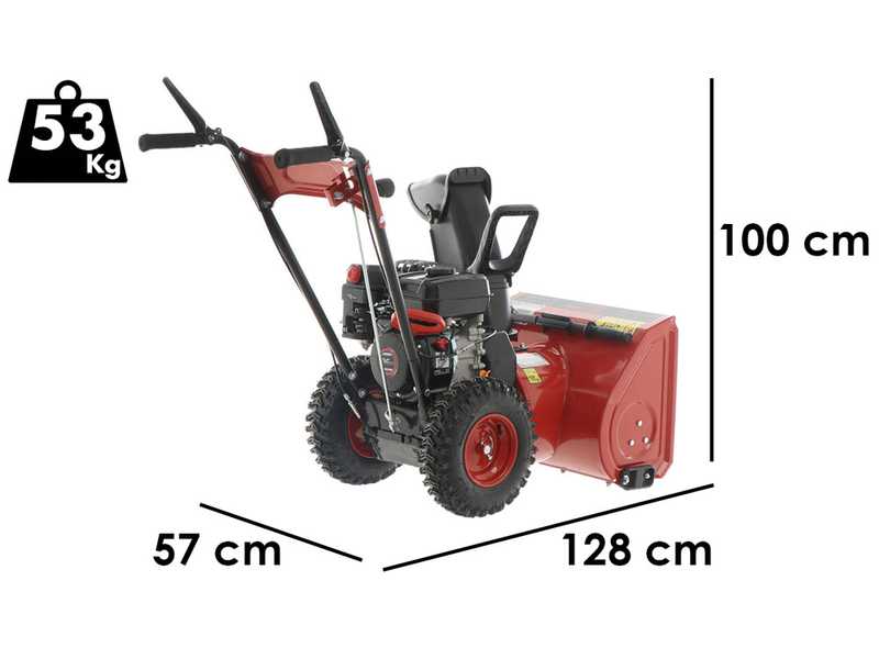 OUTLET - UTILIZZATO PER PROVA - GeoTech ST 557 W EVO - Spazzaneve a scoppio - Loncin H200
