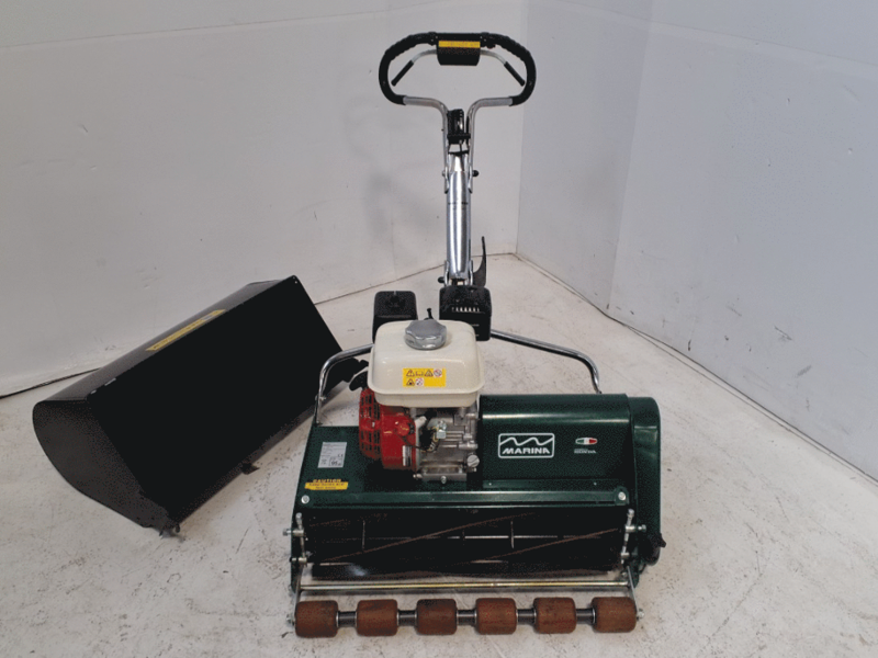 OUTLET - UTILIZZATO PER PROVA - Tagliaerba Elicoidale Marina Systems 660H - Honda GX200 - Rullo metallo - Elica 6 lame