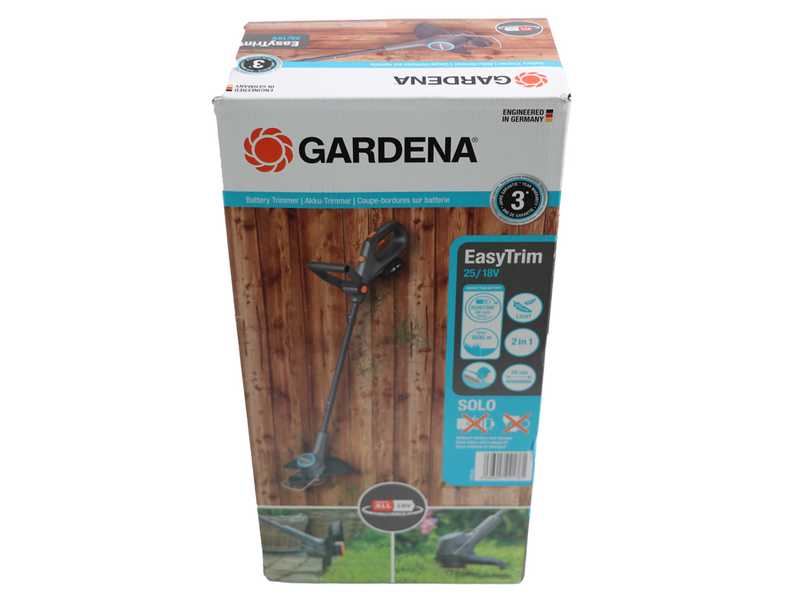 Gardena EasyTrim 25/18V P4A - Tagliabordi a batteria - SENZA BATTERIE E CARICABATTERIE