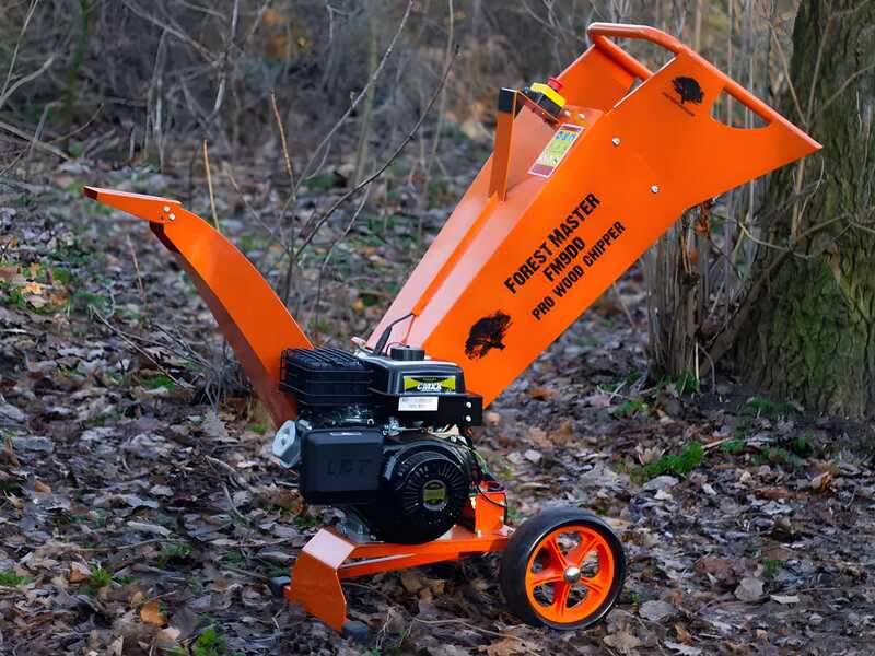 Forest Master FM9DD - Biotrituratore a scoppio  - Motore a benzina LCT da 9 HP