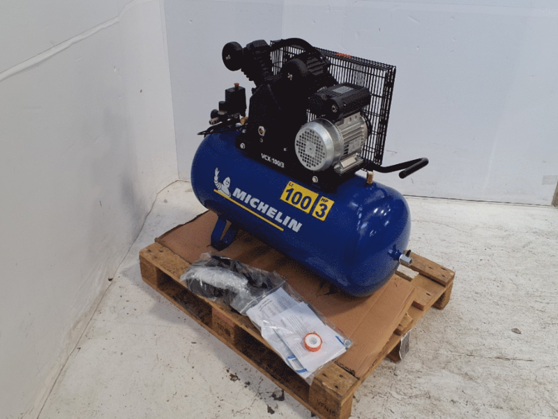 OUTLET - PICCOLI DIFETTI ESTETICI - Michelin VCX 100-3 - Compressore elettrico a cinghia motore 3 HP - 100 lt