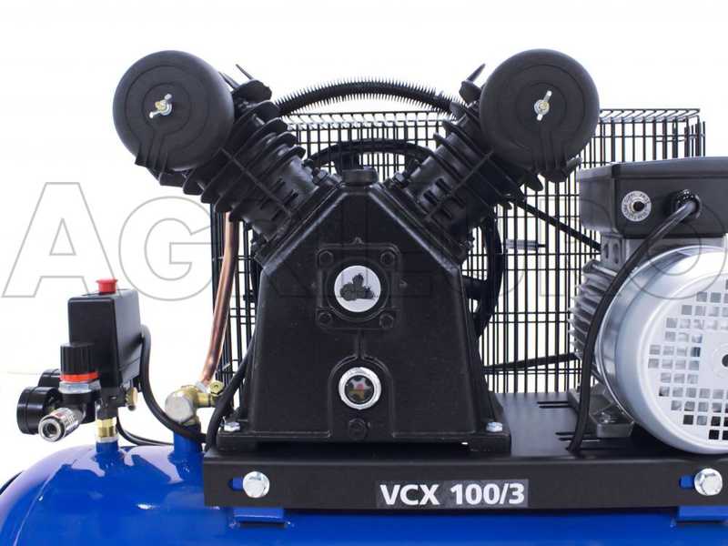 OUTLET - PICCOLI DIFETTI ESTETICI - Michelin VCX 100-3 - Compressore elettrico a cinghia motore 3 HP - 100 lt