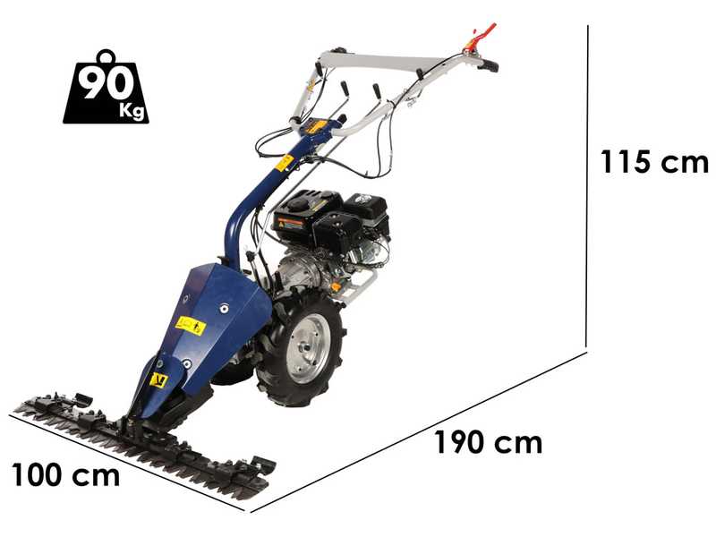 BullMach Chimera 300 - Motofalciatrice multifunzione - Loncin G200F