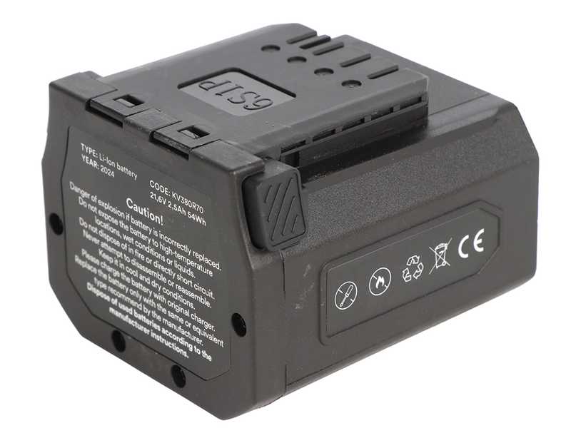 Volpi KVS5700 - Potatore a batteria manuale - 2x21.6V 2.5Ah