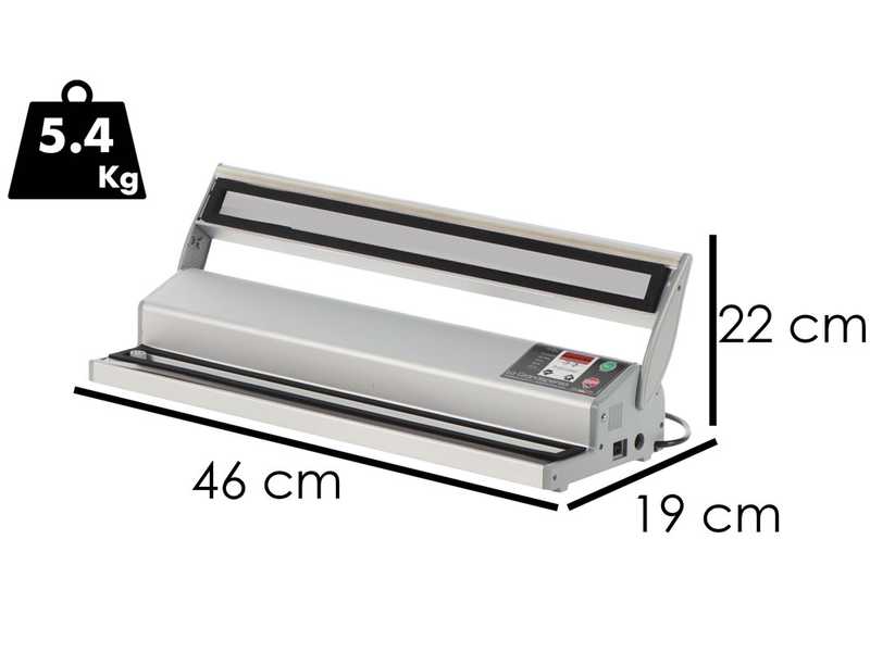 OUTLET - UTILIZZATO PER PROVA - Elegen La Grandispensa 40 Professional - Macchina sottovuoto - Barra saldante da 40cm