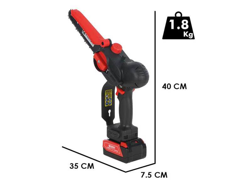 Zanon ZP 185 - Potatore manuale a batteria - 2x 18.5V 5Ah