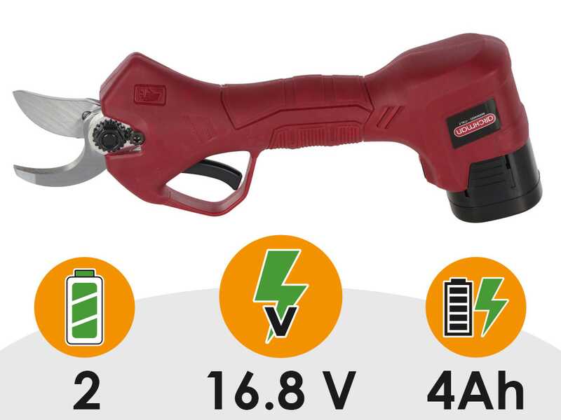 Archman FE04-25 - Forbice da potatura a batteria - 2x 16.8V 2Ah